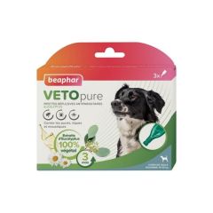 VETOPURE pipettes répulsives antiparasitaires Eucalyptus pour chien de taille moyenne BEAPHAR