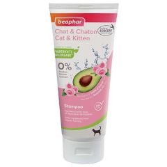 Shampooing Bio pour chat et chaton à l'huile d'avocat et extraits naturels de rose BEAPHAR