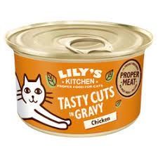 LILY'S KITCHEN Bouchées en sauce Tasty Cuts au Poulet pour chat