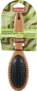 Brosse pneumatique en bambou à picots plastiques chat et chien  ZOLUX 