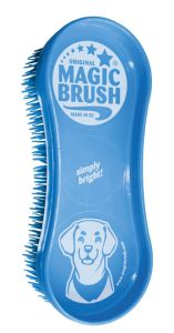 Brosse bleue nettoyante et massante pour chien MAGICBRUSH KERBL