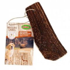 Bois de Cerf coupé en deux pour chien BUBIMEX