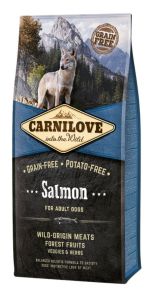 CARNILOVE  Saumon croquettes sans céréales pour chien Adulte