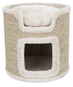 Maison Cat Tower Ria gris naturel pour chat TRIXIE