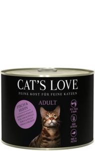 Pâtée sans céréales au Poisson et Poulet pour chat  CAT'S LOVE 200 g