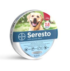 Collier anti-puce et anti-tique pour le chien de plus de 8 kg SERESTO
