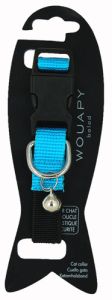 Collier BASIC LINE pour chat Bleu WOUAPY 15 mm