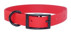 Collier en Biothane rouge pour chien Ekys