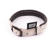 Collier confort gris pour chien MARTIN SELLIER