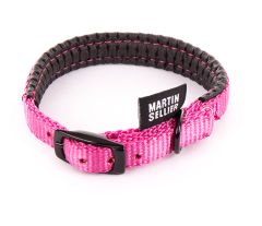 Collier confort rose pour chien MARTIN SELLIER