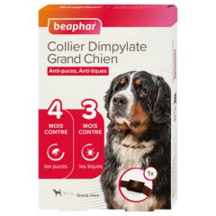 Collier Dimpylate pour grand chien anti-puces et tiques BEAPHAR