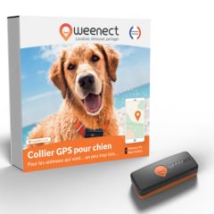 Collier GPS Noir pour chien  WEENECT XS