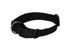 Collier nylon réglable noir pour chien MARTIN SELLIER