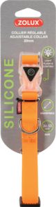 Collier silicone orange pour chien ZOLUX