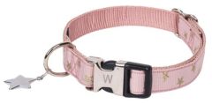 Collier Star rose pour chien WOUAPY