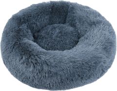 Corbeille ronde moelleuse grise pour chien et chat WOUAPY