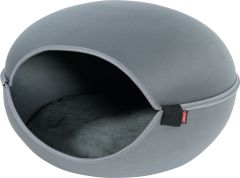 Couchage en dôme louna gris pour chat ZOLUX