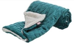 Couverture Estelle vert et gris TRIXIE