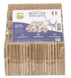 Griffoir carton Buches pour chat PET DESIGN