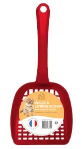 Pelle à Litiere SCOOP Rouge pour chat PET DESIGN