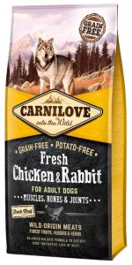 CARNILOVE Croquettes Articulations Fresh Poulet et Lapin pour chien