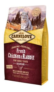 CARNILOVE FRESH Croquettes Gourmand Poulet et Lapin pour chat