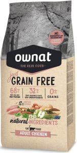 OWNAT Croquettes chat Just Grain Free Poulet 