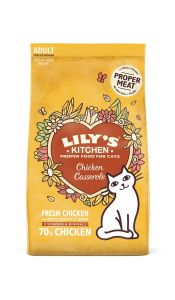 LILY'S KITCHEN Croquettes chat Poulet Adulte Sans Céréales 