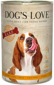 DOG'S LOVE BARF Pure Dinde pour chien 400 g