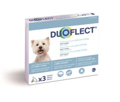 Pipettes antiparasitaires pour chien de 10 à 20 kg DUOFLECT