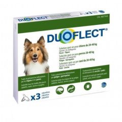 Pipettes antiparasitaires pour chien de 20 à 40 kg DUOFLECT