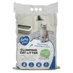 Litière pour chats agglomérante aloe vera DUVOPLUS 12 kg
