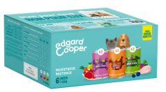 EDGARD & COOPER Multipack pâtées pour chien 3 saveurs en boîtes 