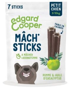 EDGARD & COOPER MACH'STICKS sticks dentaires pomme et eucalyptus pour petit chien