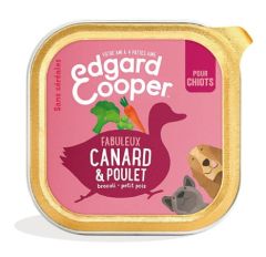 EDGARD & COOPER Pâtée pour chiot sans céréales canard et poulet
