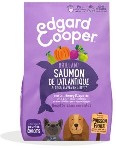 EDGARD & COOPER Croquettes pour chiot saumon et dinde