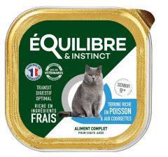 ÉQUILIBRE & INSTINCT Terrine saumon pour chat senior 