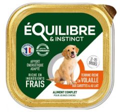 ÉQUILIBRE & INSTINCT Terrine volaille pour chiot