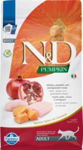 Farmina N&D Croquettes potiron caille et grenade pour chat 1,5 kg