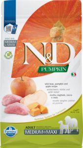 Farmina N&D Croquettes Potiron sanglier et pomme pour chien medium maxi