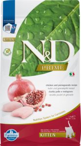 Farmina N&D Croquettes prime poulet et grenade pour chaton 1,5 kg