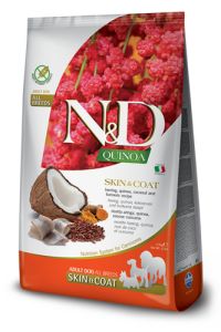 Farmina N&D Croquettes quinoa skin et coat hareng noix de coco pour chien 2,5 kg