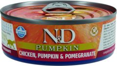 Farmina N&D Pâtée sans céréales pour chat caille et potiron 70 g