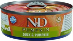 Farmina N&D Pâtée sans céréales canard et potiron pour chat 70 g