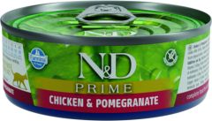 Farmina N&D Pâtée sans céréales prime au poulet et grenade pour chat 70 g