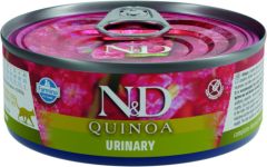 Farmina N&D Pâtée sans céréales pour chat quinoa urinary 80 g