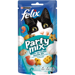 FELIX Party Mix Saveur de l’Océan. Friandise goût poisson pour chat