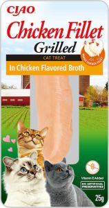 INABA Filet de Poulet grillé et bouillon pour chat