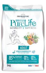 PRO-NUTRITION  Croquettes chat Flatazor PURE LIFE  Croquettes sans céréales