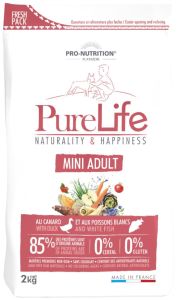 PRO-NUTRITION Flatazor Croquette Chien Pure Life sans céréales mini Adulte